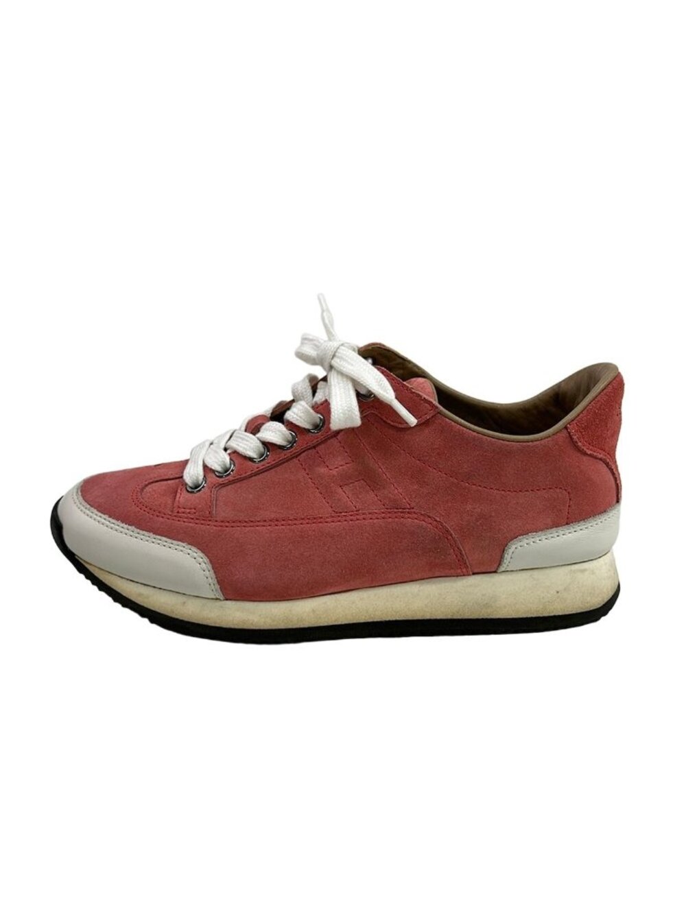 Hermes Sneakers Quick Pink White